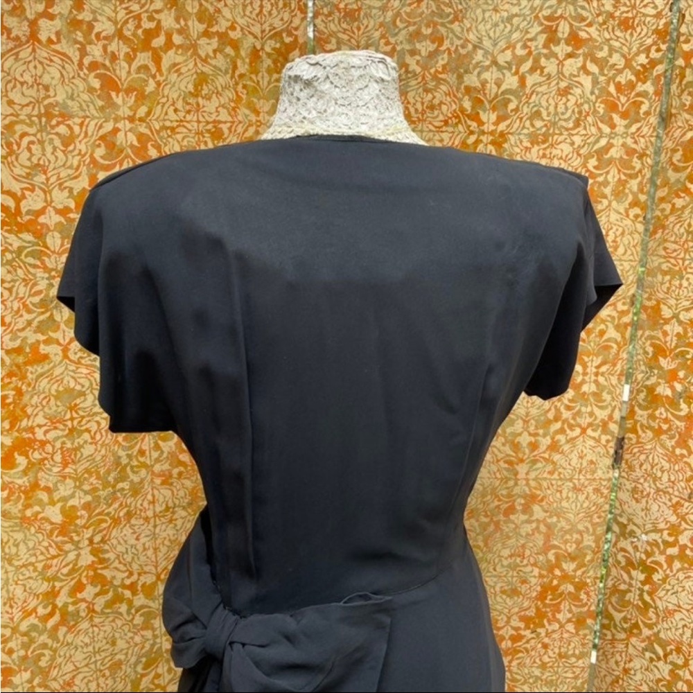 Vintage 1940s Rayon Dress - Picture 6 of 11